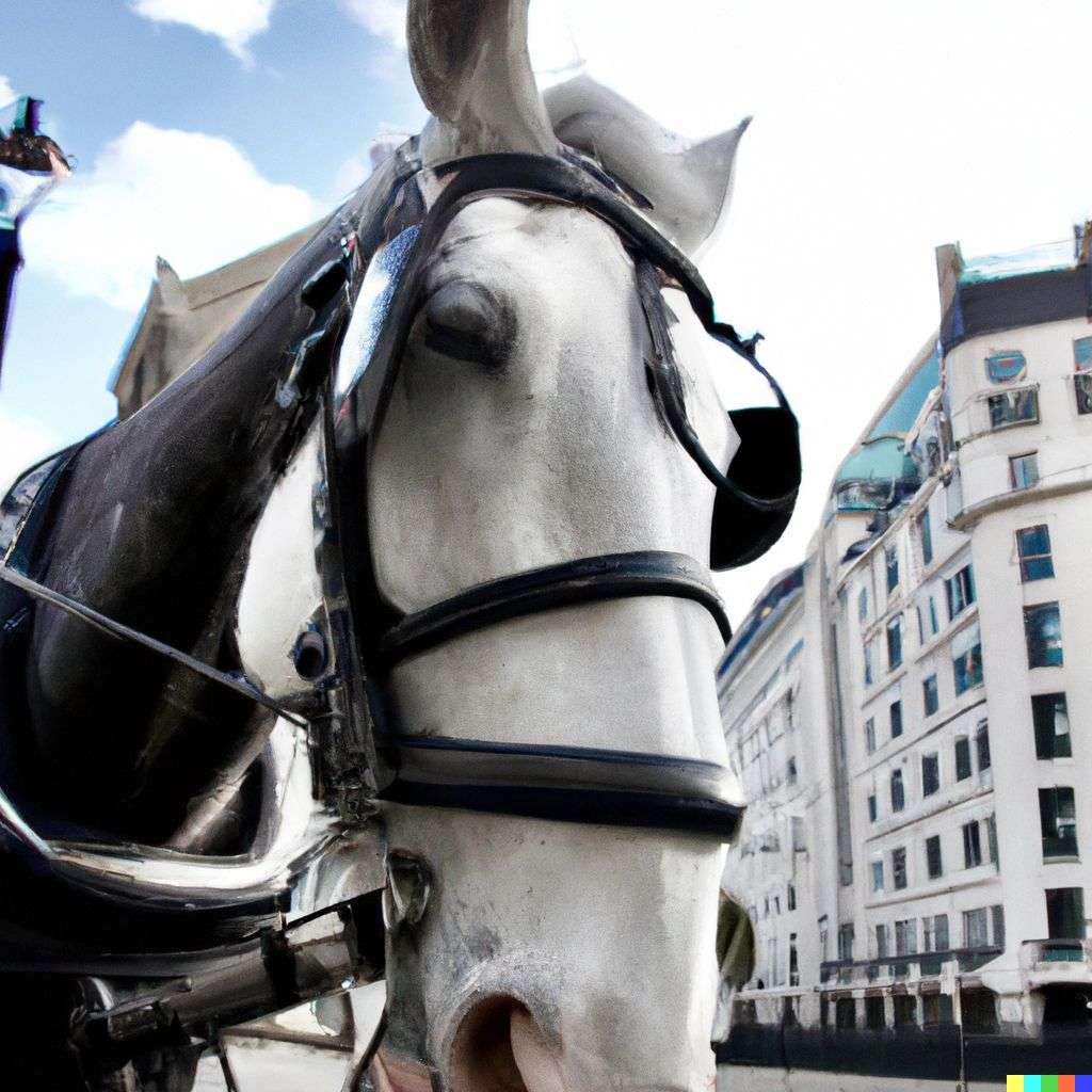 a horse in London